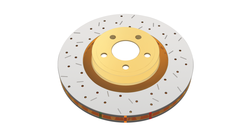DBA 03-05 Evo 8/9 Rear Drilled & Slotted 4000 Series Rotor - DBA DBA4419XS