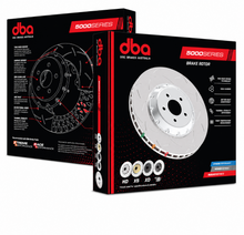 Load image into Gallery viewer, DBA 13-14 Chevrolet Corvette Z51 Front T3 2 Pc V2 Slotted 5000 Series Rotor w/Black Hat - DBA DBA52762V2BLKS