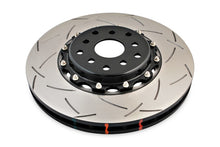Load image into Gallery viewer, DBA 04-07 STi/2017 BRZ w/Perf. Pkg. 10 Hole Front Slotted 5000 Series 2/PC Rotor Assembled w/Blk Hat - DBA DBA5654BLKS-10