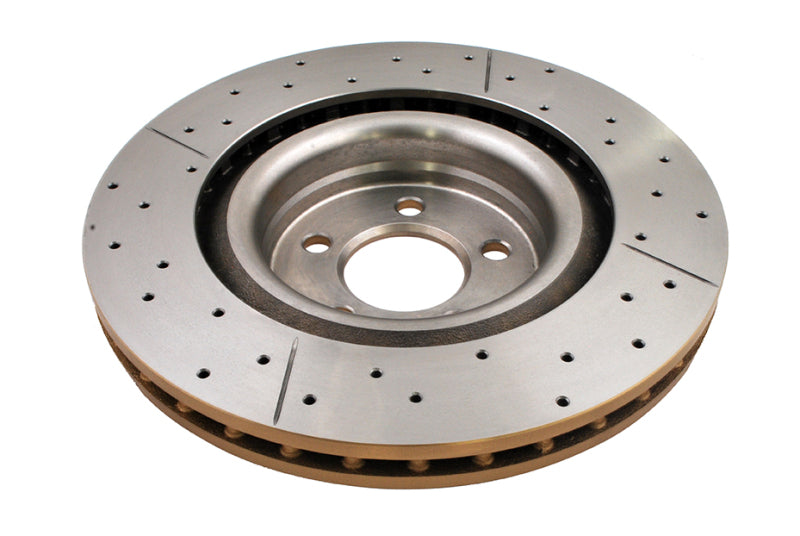 DBA DBA Street Series X Gold Drilled and Slotted Front Rotor 08-15 Challenger SRT-8