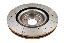 Load image into Gallery viewer, DBA DBA Street Series X Gold Drilled and Slotted Front Rotor 08-15 Challenger SRT-8