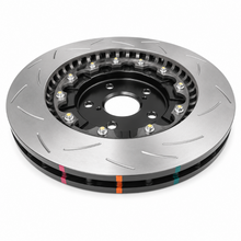 Load image into Gallery viewer, DBA53910BLKS front 2-piece slotted rotor with black hat for Lexus GS350 F Sport