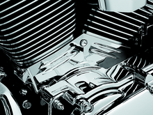 Load image into Gallery viewer, KUR8143-Kuryakyn Twin Cam Cylinder Base Cover 99-06 Chrome-Engine Covers-Kuryakyn