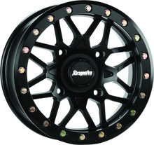 Load image into Gallery viewer, DFR523195-DragonFire Racing Typhon Wheel 14X7 4/156+10 5+2 Machined Black-Wheels - Cast-DragonFire Racing