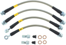 Load image into Gallery viewer, STO950.40513-StopTech 07-13 Acura MDX Rear SS Brake Lines-Brake Line Kits-Stoptech