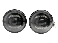 Load image into Gallery viewer, RAXJ132813-Raxiom 07-18 Jeep Wrangler JK Axial Series LED Headlights- Black Housing (Clear Lens)-Headlights-Raxiom
