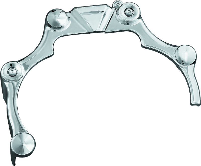KUR7878-Kuryakyn Transmission Shroud 04-17 Softail Chrome-Exterior Trim-Kuryakyn