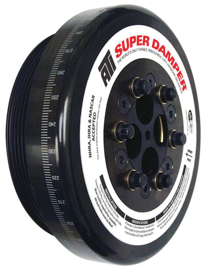 ATI Damper - 8.074in - Steel - 8 Grv - Cummins - 4BT - 6BT - 3.9L - 5.9L - 3 Ring - Diesel-ATI-Crankshaft Dampers