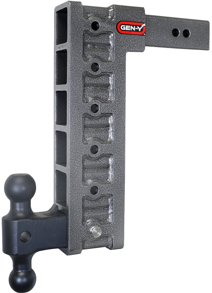 GENGH-616-Gen-Y Mega Duty 2.5in Shank 15in Drop 3K TW 21K Hitch w/GH-061 Dual-Ball/GH-0101 Stabilizer Kit-Hitch Receivers-GEN-Y Hitch