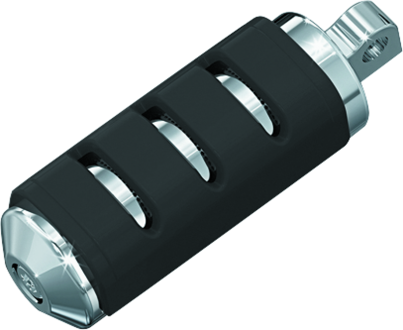 KUR7591-Kuryakyn Trident Large With Male Mount Adapters Chrome-Footpegs-Kuryakyn