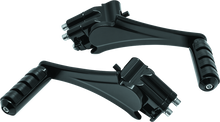Load image into Gallery viewer, KUR7059-Kuryakyn Adjustable Passenger Pegs With Small ISO Pegs Black-Footpegs-Kuryakyn