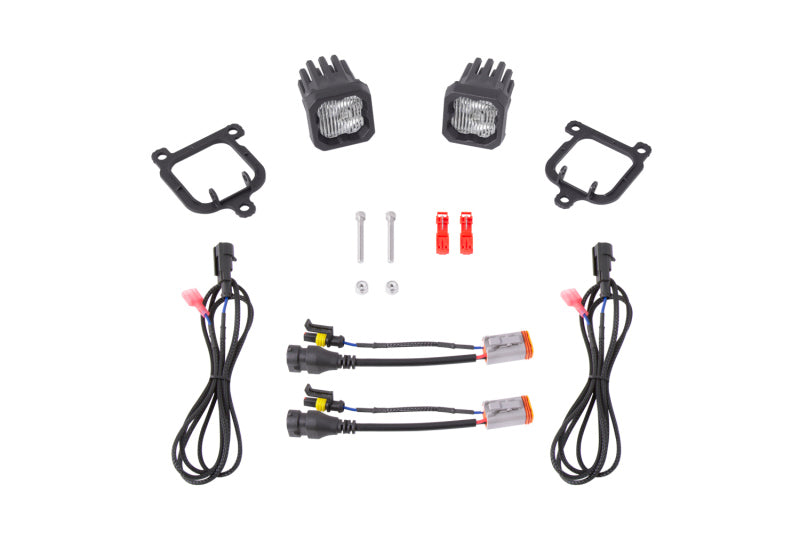 DIODD7174-Diode Dynamics 21-24 Ford Bronco Sport SSC1 LED Fog Light Kit-Fog Lights-Diode Dynamics