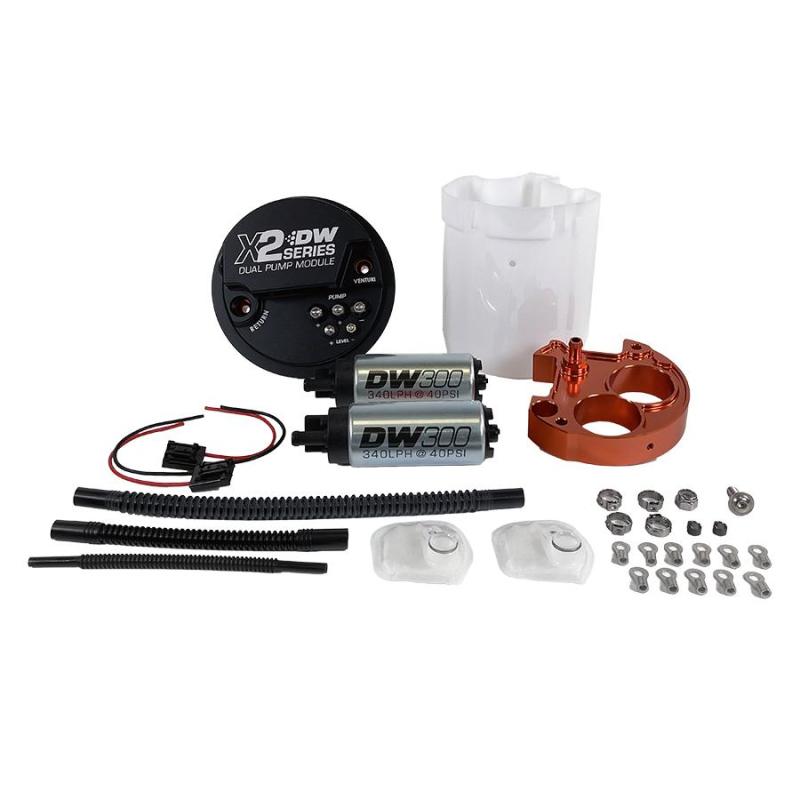 DeatschWerks 08-21 Subaru WRX/STI X2 Series Fuel Pump Module w/ Dual DW300 Pumps - Black Ops Auto Works