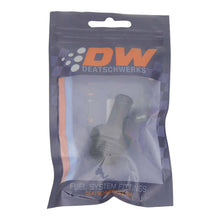 Load image into Gallery viewer, DeatschWerks 10AN ORB barb fitting installed on hose