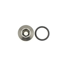 Load image into Gallery viewer, DeatschWerks 10AN ORB Male Plug Low Profile Internal Allen/Hex (Incl O-Ring) - Anodized Matte Black - Black Ops Auto Works