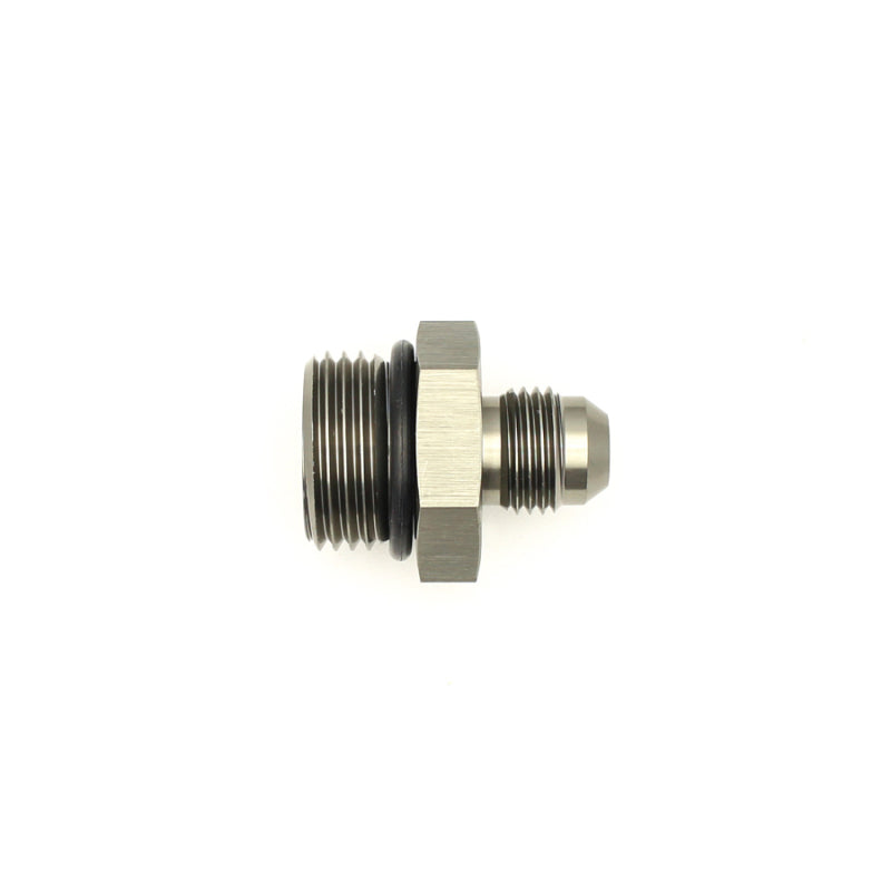 DeatschWerks 10AN ORB Male to 6AN Male Flare Adapter (Incl O-Ring) - Anodized Matte Black - Black Ops Auto Works