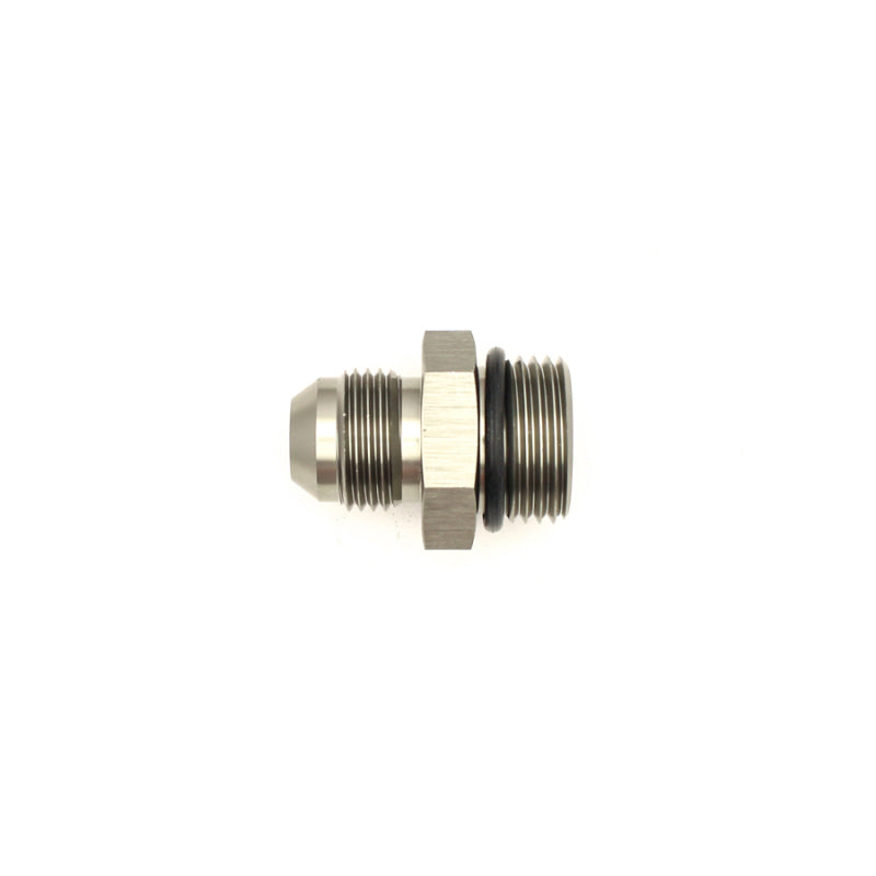 DeatschWerks 10AN ORB Male to 8AN Male Flare Adapter (Incl O-Ring) - Anodized Matte Black - Black Ops Auto Works