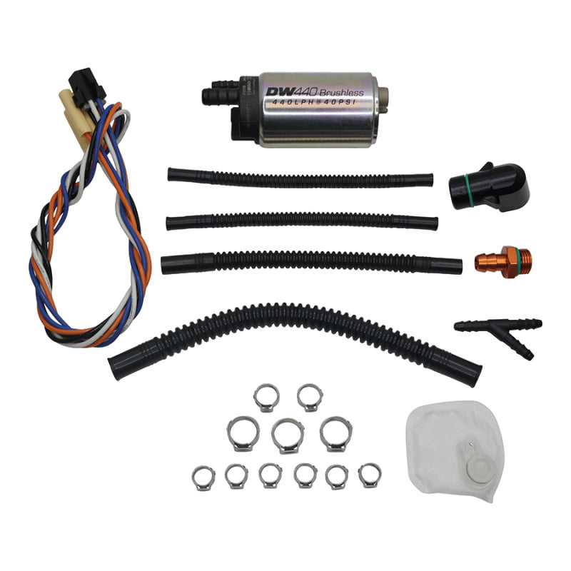 DeatschWerks 2020+ Toyota Supra (A90) DW440 Brushless 440lph In-Tank Fuel Pump w/ Install Kit - Black Ops Auto Works