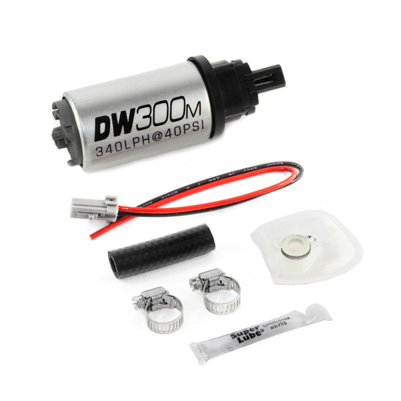 DeatschWerks 340 LPH Ford In-Tank Fuel Pump DW300M Series w/ 05-10 Mustang V6 / V8 Install Kit - Black Ops Auto Works