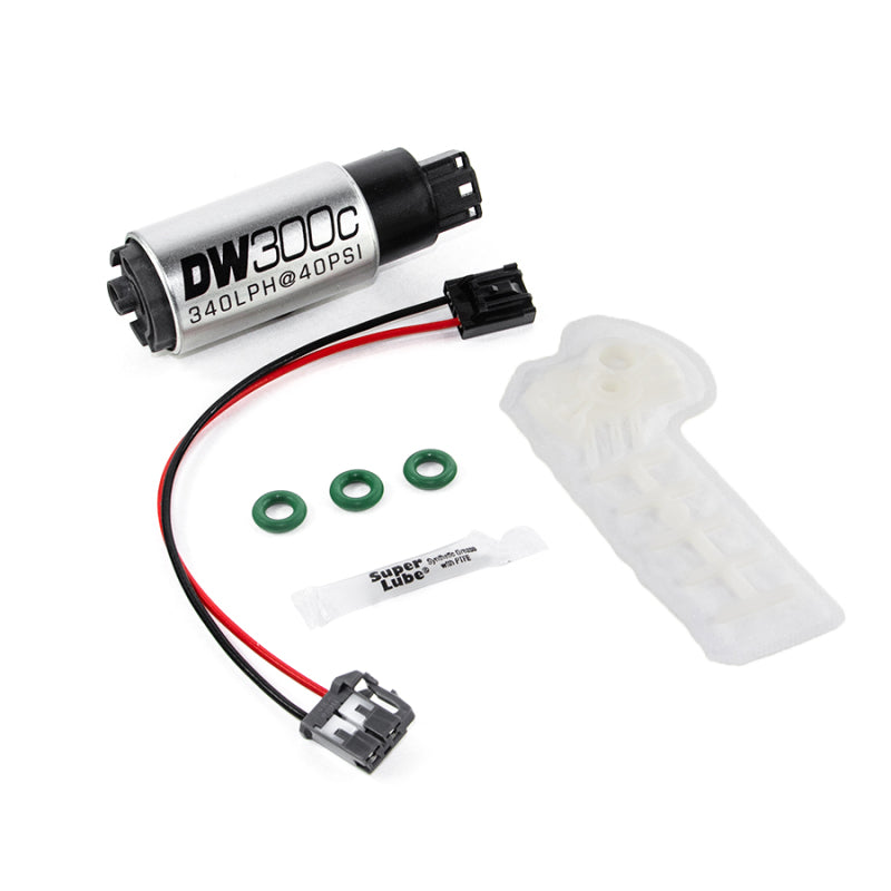 DeatschWerks 340lph DW300C Compact Fuel Pump w/ 12+ Scion FR-S/BRZ / 15 WRX Set Up Kit - Black Ops Auto Works