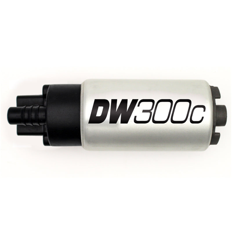 DeatschWerks 340lph DW300C Compact Fuel Pump w/ 99-04 Ford Lightning Set Up Kit (w/o Mounting Clips) - Black Ops Auto Works