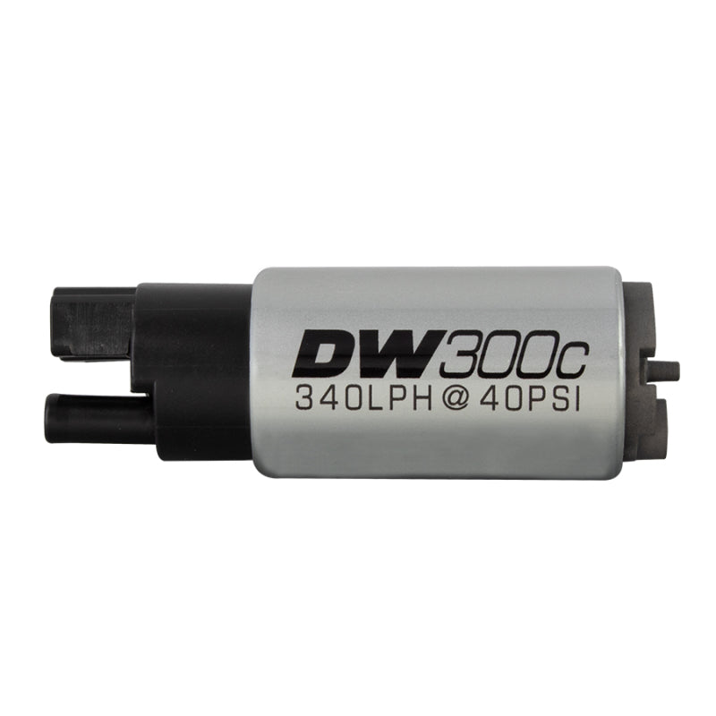 DeatschWerks 340lph DW300C Compact Fuel Pump w/o Mounting Clips - Black Ops Auto Works