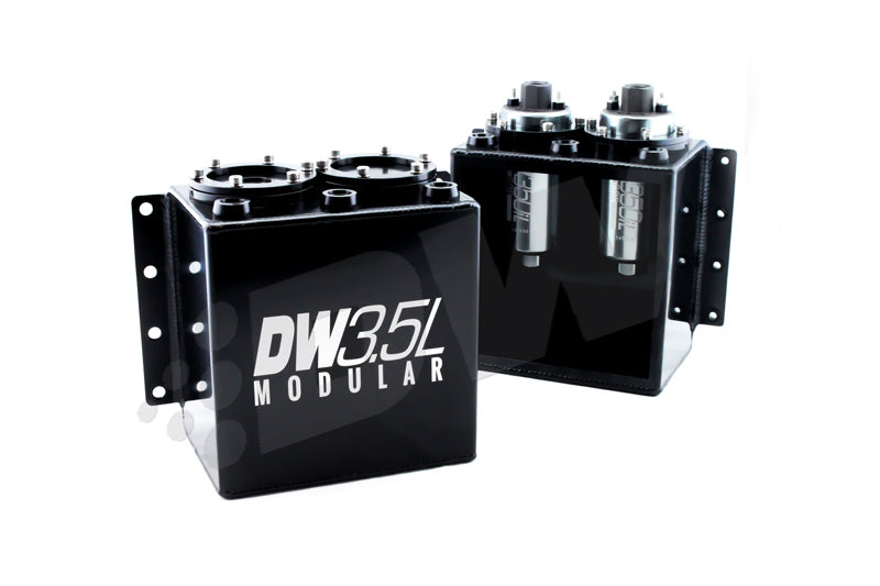 DeatschWerks 3.5L Modular Surge Tank (Fits 1-2 DW350iL Fuel Pumps - Pumps Not Included) - Black Ops Auto Works
