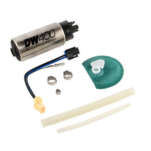 Load image into Gallery viewer, DeatschWerks 415LPH DW400 Fuel Pump w/9-1047 Install Kit 15-17 Ford Mustang V6/GT w/ 1/8in Venturi - Black Ops Auto Works
