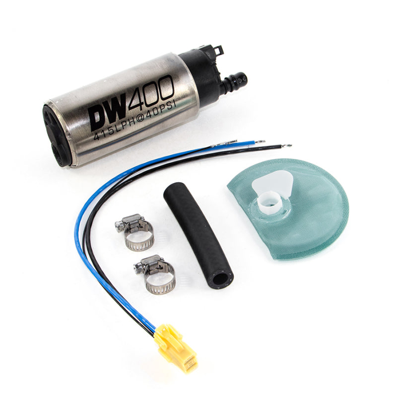 DeatschWerks 415LPH DW400 In-Tank Fuel Pump w/ 9-1045 Install Kit 05-10 Ford Mustang (Except GT500) - Black Ops Auto Works