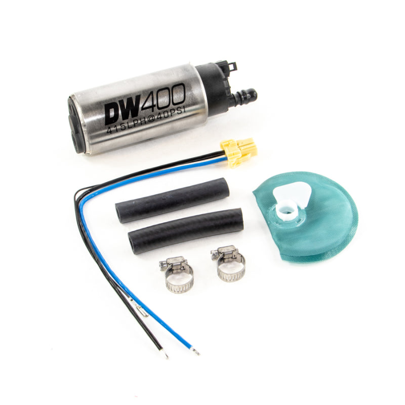 DeatschWerks 415LPH DW400 In-Tank Fuel Pump w/ Universal Set Up Kit - Black Ops Auto Works
