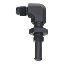 Load image into Gallery viewer, DeatschWerks 6AN to 90-degree 3/8in hose barb fitting