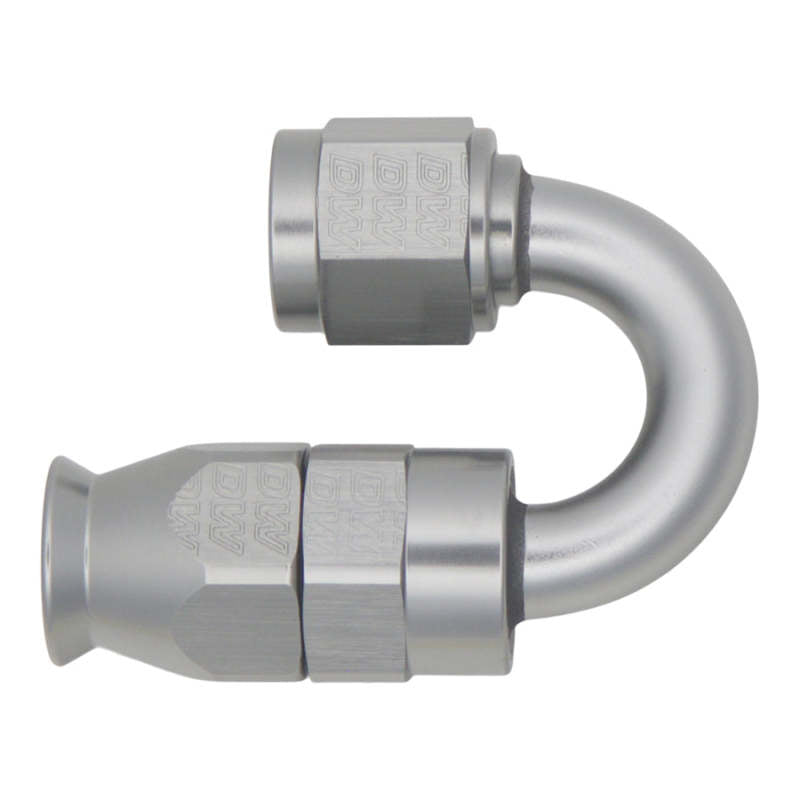DeatschWerks 6AN Female Swivel 180-Degree Hose End PTFE (Incl. 1 Olive Insert) - Black Ops Auto Works