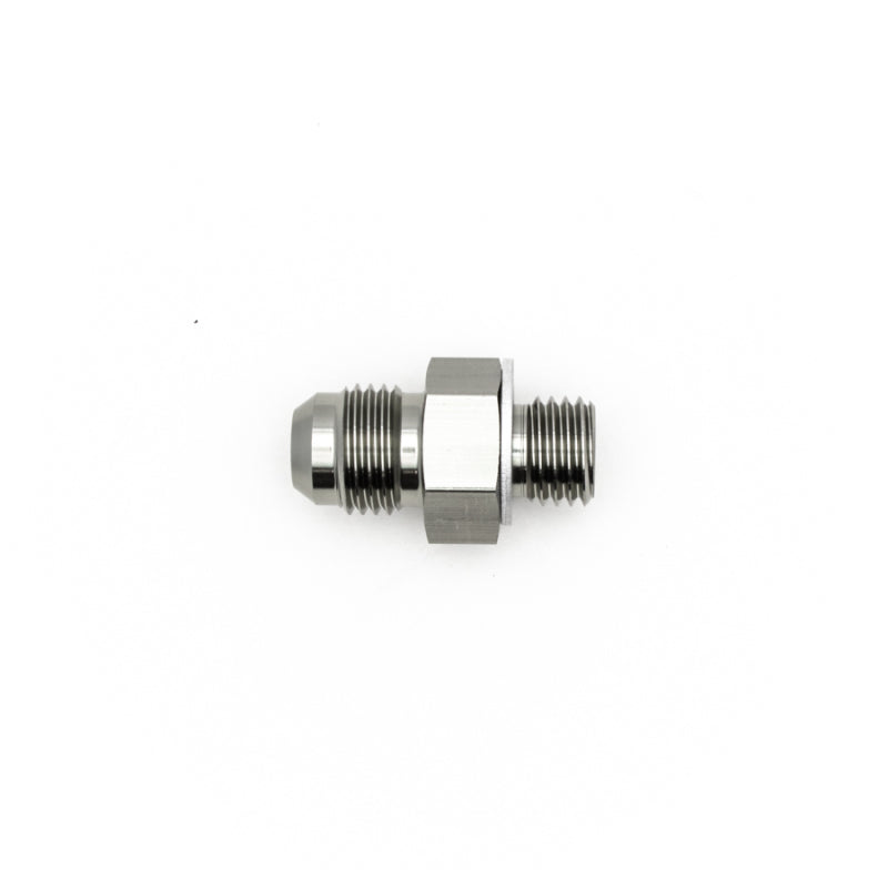 DeatschWerks 6AN Male Flare To M12 X 1.5 Male Metric Adapter  (Incl. Crush Washer) - Black Ops Auto Works