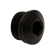 Load image into Gallery viewer, DeatschWerks 6AN ORB Male Plug Low Profile Internal Allen/Hex (Incl O-Ring) - Anodized Matte Black - Black Ops Auto Works
