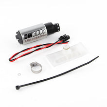 Load image into Gallery viewer, DeatschWerks 88-91 BMW 325i DW300C 340 LPH Compact Fuel Pump w/ Install Kit (w/o Mounting Clips) - Black Ops Auto Works