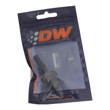 Load image into Gallery viewer, DeatschWerks 8AN to 5/16in EFI quick connect adapter installed on fuel line