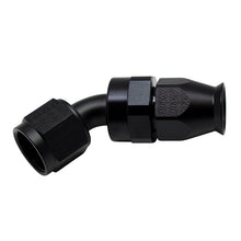 Load image into Gallery viewer, DeatschWerks 8AN Female Swivel 45-Degree Hose End PTFE (Incl 1 Olive Insert) - Anodized Matte Black DeatschWerks DWK6-02-0855-B