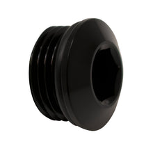 Load image into Gallery viewer, DeatschWerks 8AN ORB Male Plug Low Profile Internal Allen/Hex (Incl O-Ring) Anodized Matte Black - Black Ops Auto Works