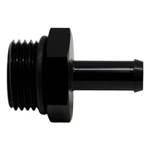 Load image into Gallery viewer, DeatschWerks 8AN ORB Male to 5/16in Male Barb Fitting (Incl O-Ring) - Anodized Matte Black - Black Ops Auto Works