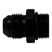 Load image into Gallery viewer, DeatschWerks 8AN ORB Male to 8AN Male Flare Adapter (Incl O-Ring) - Anodized Matte Black - Black Ops Auto Works