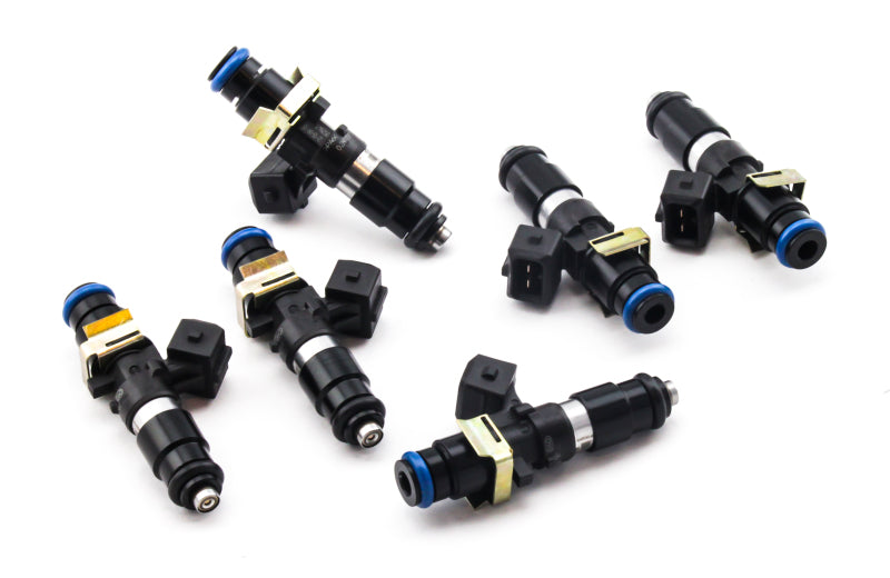 DeatschWerks 93-98 Toyota Supra TT (14mm O-Ring for Top Feed) Bosch EV14 1200cc Injectors (Set of 6) - Black Ops Auto Works