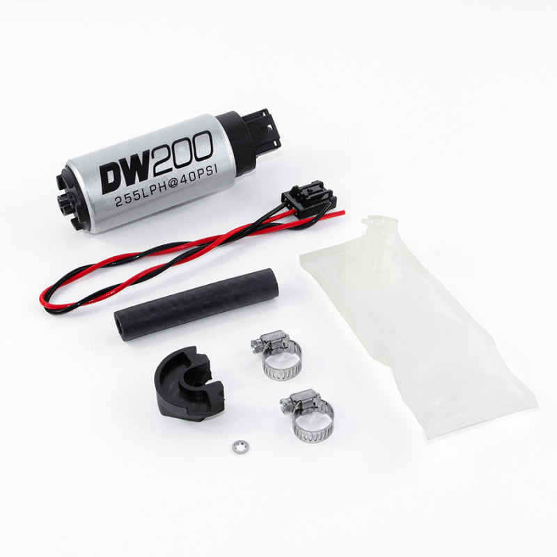 DeatschWerks 94+ Nissan 240sx/Silvia S14/S15 255 LPH DW200 In-Tank Fuel Pump w/ Install Kit - Black Ops Auto Works