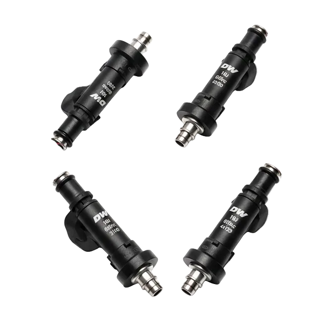 DeatschWerks 91-01 Acura Integra / 92-00 Honda Civic OBD I and II B/D/H Series 650cc Injectors - DeatschWerks DWK18U-04-0650-