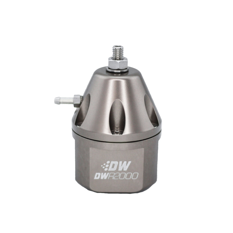 DeatschWerks DWR2000 Adjustable Fuel Pressure Regulator - Titanium - DeatschWerks DWK6-2000-FRT