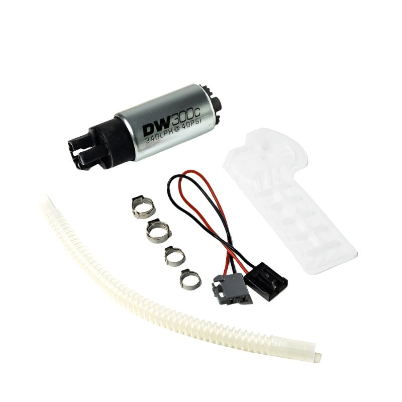 DeatschWerks Hyuandi Genesis Coupe 2.0T 340lph Compact Fuel Pump w/o clips w/ 9-1061 install kit - DeatschWerks DWK9-307-1062