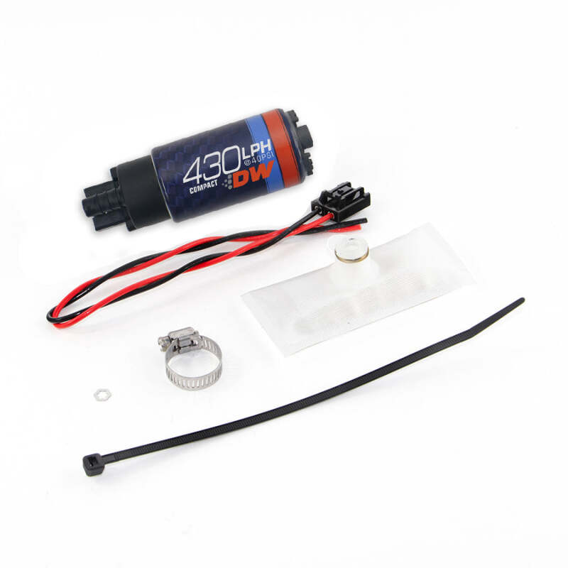 DeatschWerks BMW E30 DW430C 430lph Compact Fuel Pump - DeatschWerks DWK9-437-1030