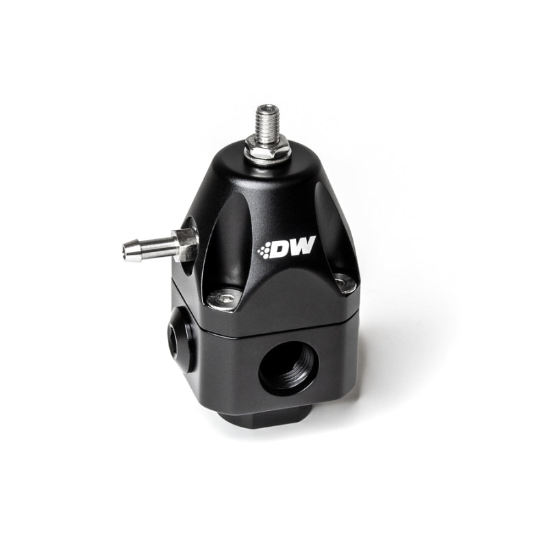 DeatschWerks DWR1000c Adjustable Fuel Pressure Regulator Dual 6AN Inlet and 6AN Outlet - Black - Black Ops Auto Works