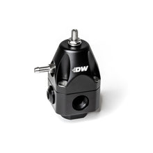 Load image into Gallery viewer, DeatschWerks DWR1000c Adjustable Fuel Pressure Regulator Dual 6AN Inlet and 6AN Outlet - Black - Black Ops Auto Works
