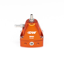 Load image into Gallery viewer, DeatschWerks DWR1000iL In-Line Adjustable Fuel Pressure Regulator - Orange - Black Ops Auto Works