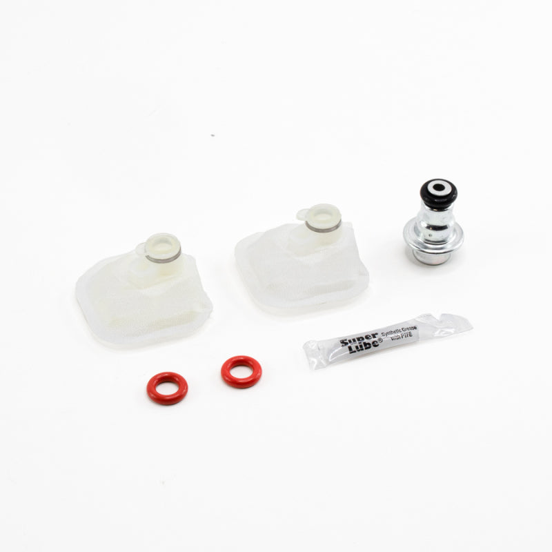 DeatschWerks fuel pump set up kit fitting detail for Cadillac CTS-V
